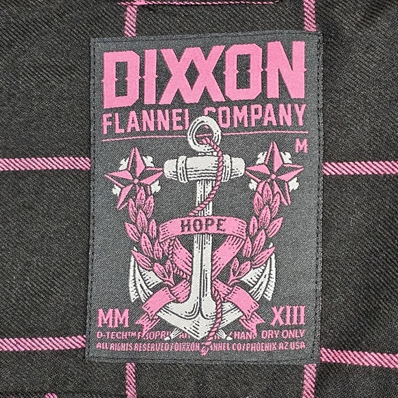Dixxon Flannel Co Shirt Men's Medium "The Hope" Pearl Snap Plaid Long Sleeve - Picture 6 of 7